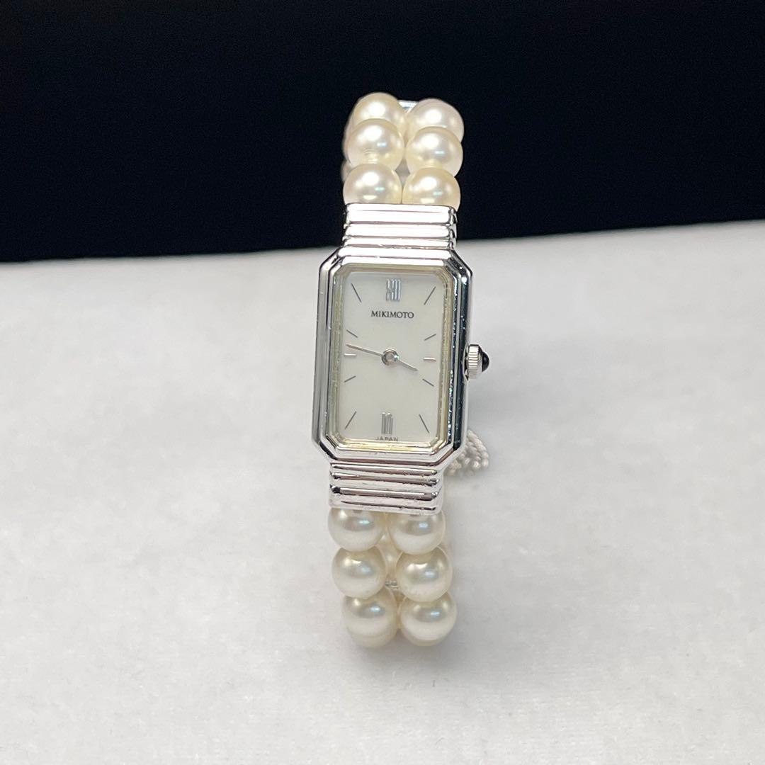 ミキモト 真珠 パール 腕時計 5.0mm STSTEEL BASEL