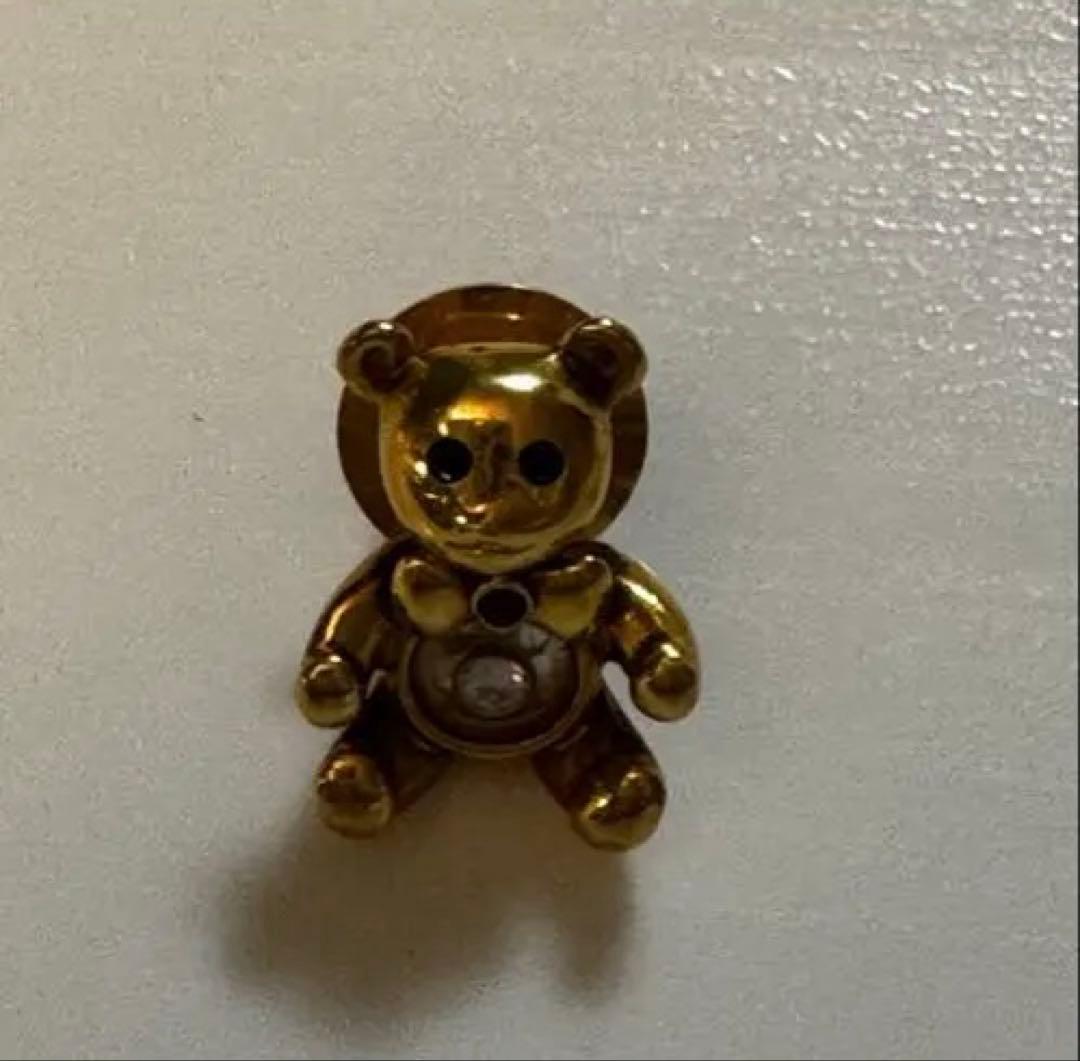 ショパール　テディイベア　ピンブローチ ショパールテディイベアピンブローチ