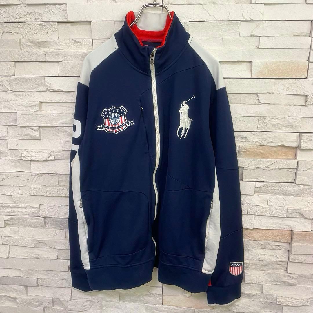 POLO SPORTポロスポーツ トラックジャケット USA ビックポニー刺繍