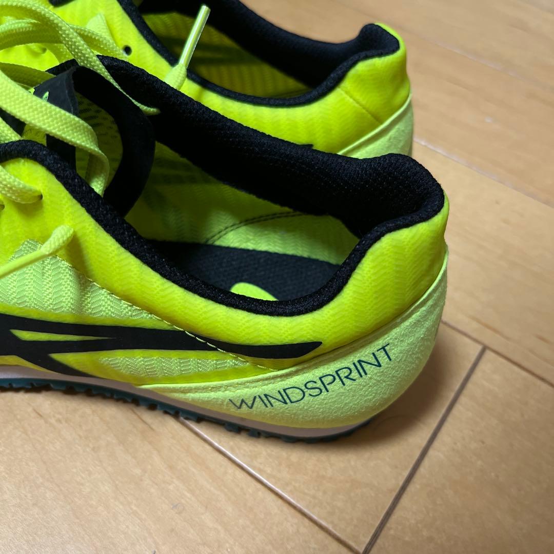 ぺ*こ様 アシックス ウインドスプリント2 　イエロー　26.5cm