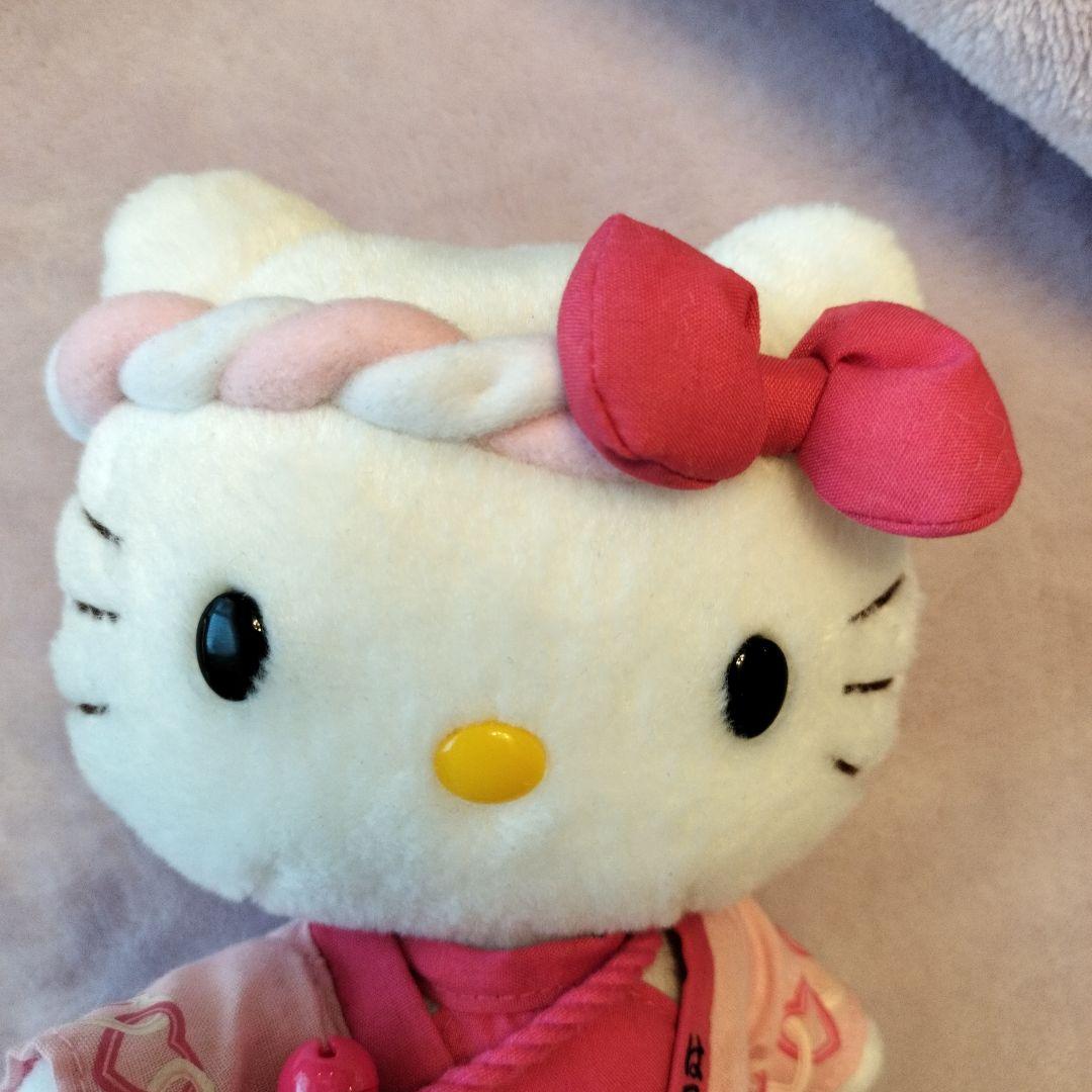 ハローキティ 祭り お座り ぬいぐるみ レア ねじり鉢巻き - メルカリ