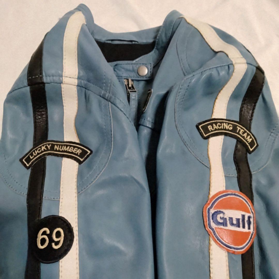 ガルフ GULF レーシングジャケット レザージャケット ライダース