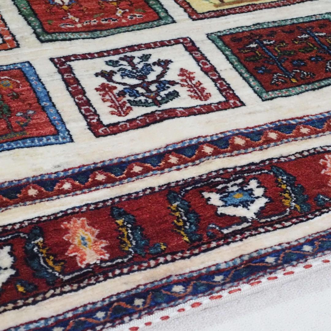 ゾランヴァリ ギャッベ（中判）ルリバフ 174×119cm