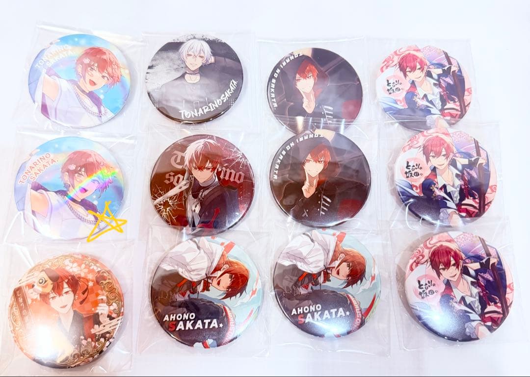 浦島坂田船 となりの坂田。(あほの坂田。) 缶バッジ 等身重複有 - メルカリ