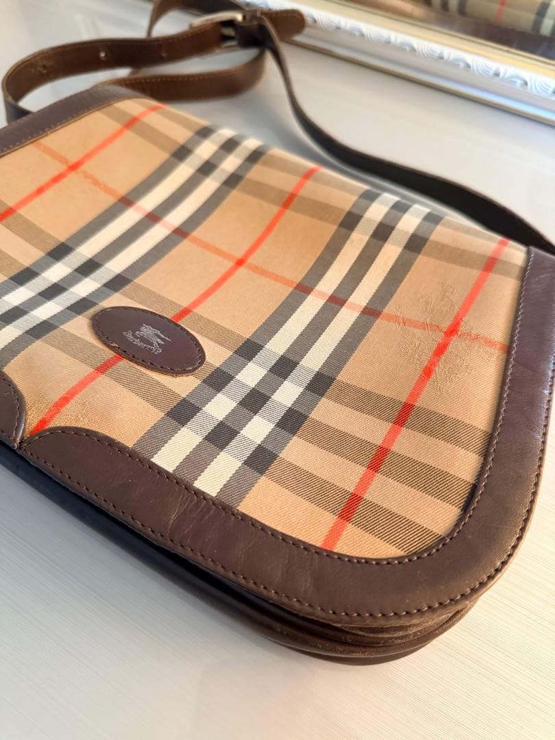 nochiko さま専用】オールドバーバリー ショルダーバッグ - メルカリ