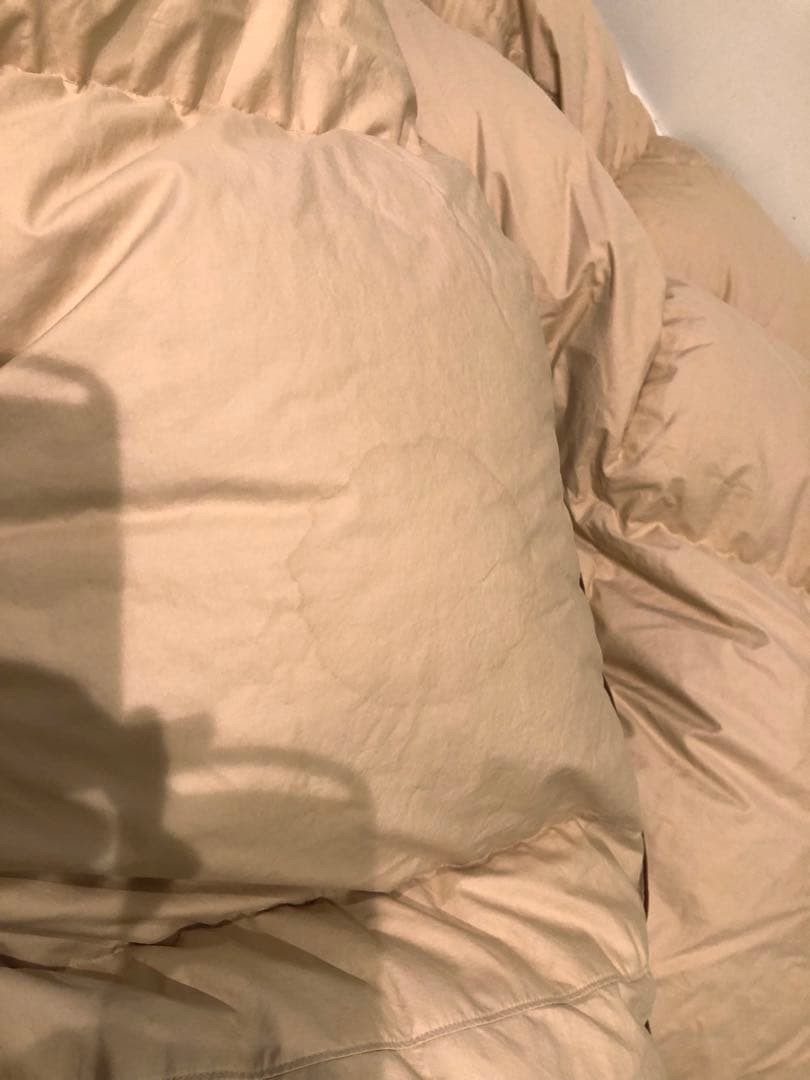 FISBA フィスバ スイス製 ダウン90% ダブル 2.0k 綿100% 一層