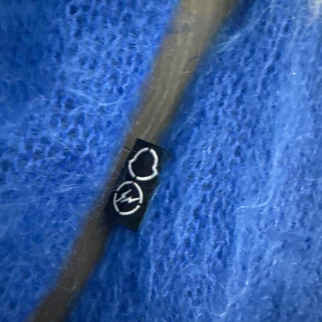 MONCLER fragment フラグメントコラボ立体幾何学模様ニットセーター