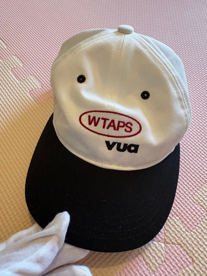 WTAPS ホワイト ブラック キャップ - メルカリ