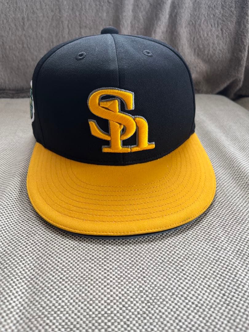 ソフトバンク　ヘルナンデス選手着用　2024年日本シリーズ　選手支給キャップ帽子 ソフトバンク ヘルナンデス選手着用 2024年日本シリーズ 選手支給