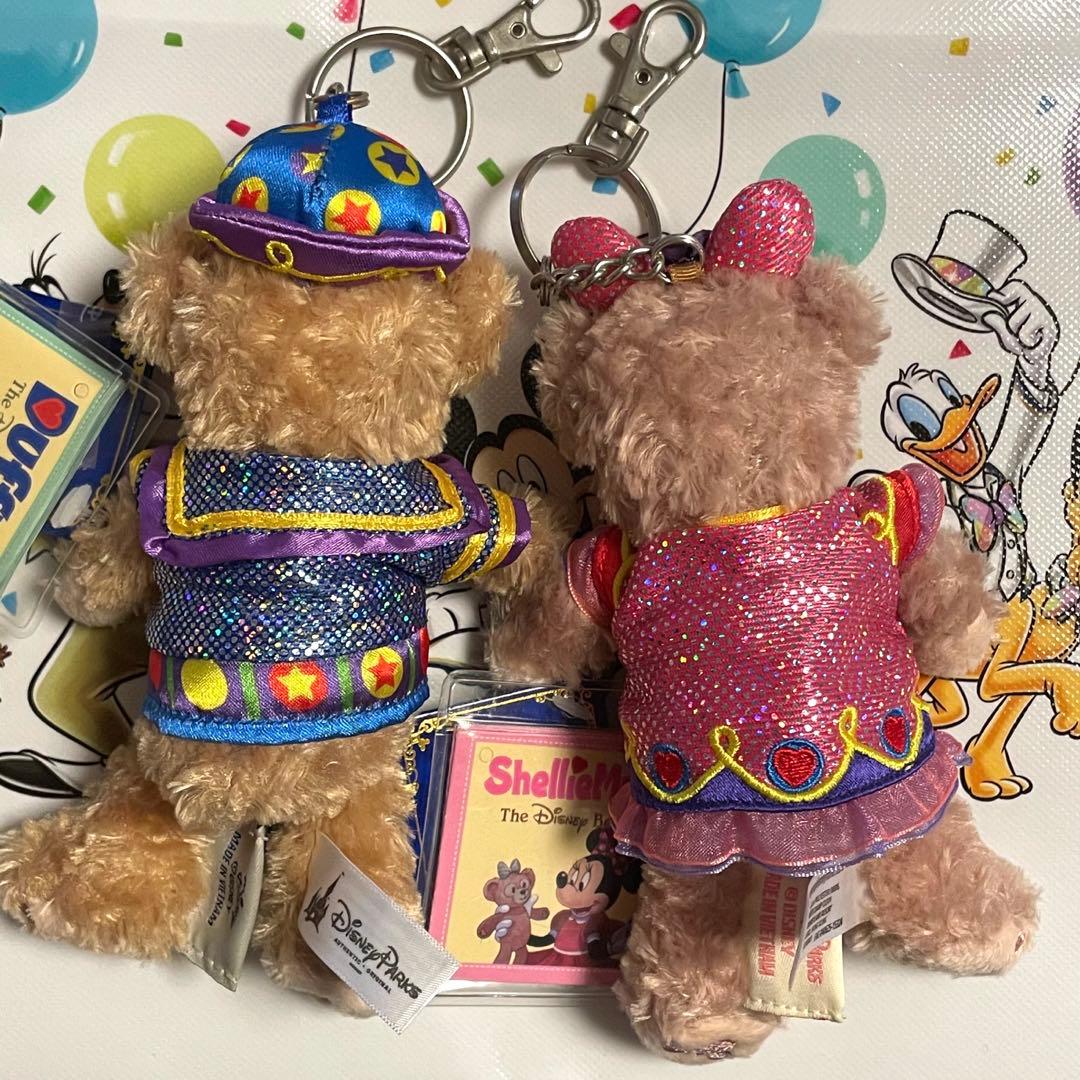 香港ディズニー☆10周年。ダッフィー♡シェリーメイฅ۶•ﻌ•キーホルダー