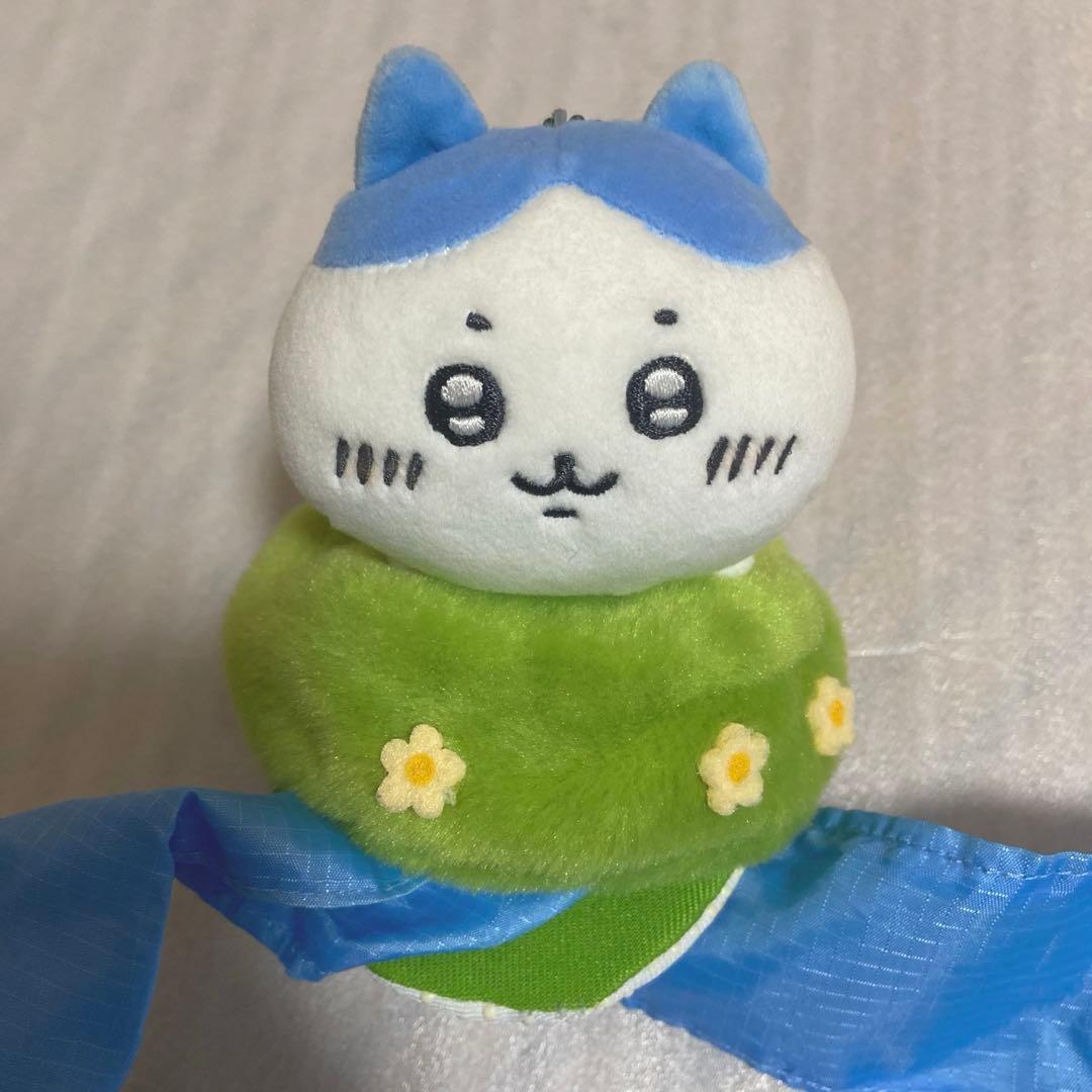 ちいかわ ハチワレ ぬいぐるみ 肩のりエコトート レア ナガノ - メルカリ