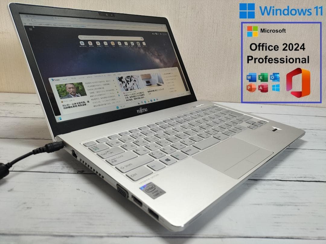 富士通 SH75/M 13.3型高解像度TFT/Office2024/Win11 - メルカリ