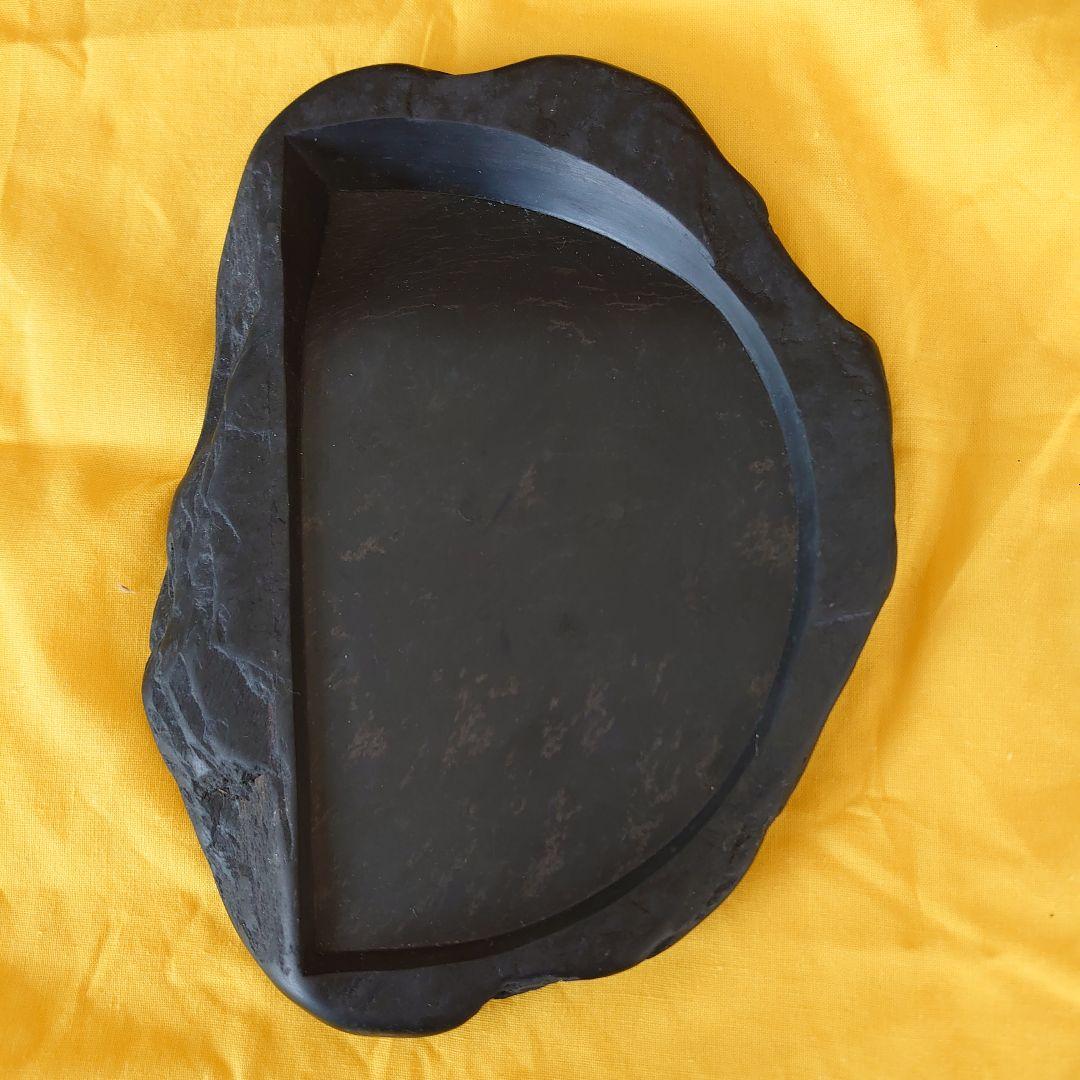 送料無料]近江名産 石紋綺麗 希少 高島虎斑石硯 福井永昌堂製 天然硯