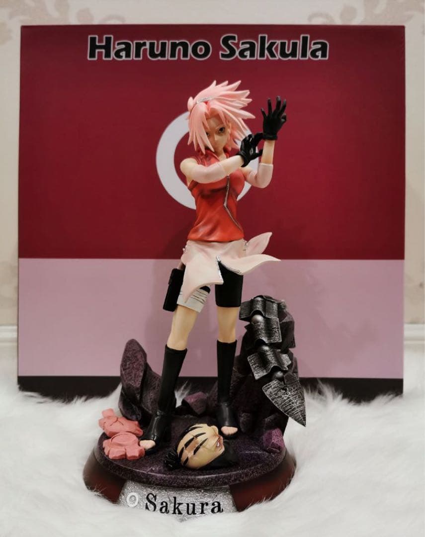 NARUTO ナルト 春野サクラ 1/6  ガレージキット ガレキ スタチュー③ ナルト 春野サクラ ガレージキット 塗装済み完成品 フィギュア 1/6の