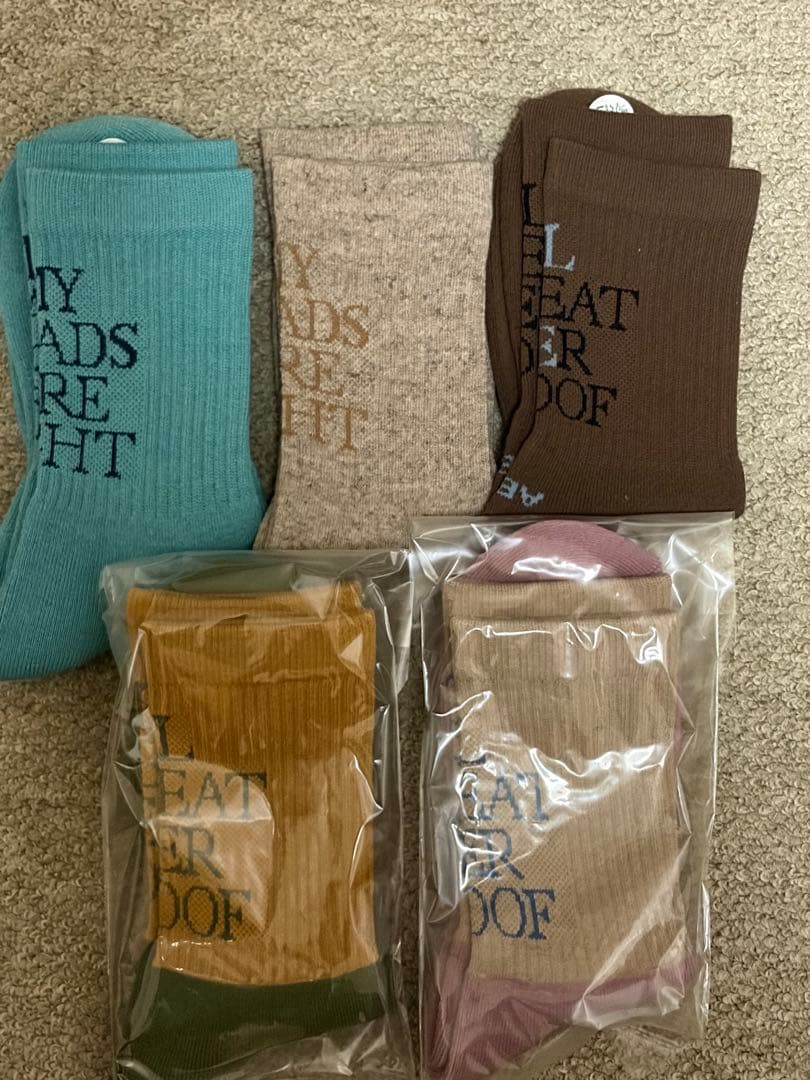 新品 MY LOADS ARE LIGHT ソックス 5足セット MY LOADS ARE LIGHT - Lightness Ankle Socks | stacks bookstore