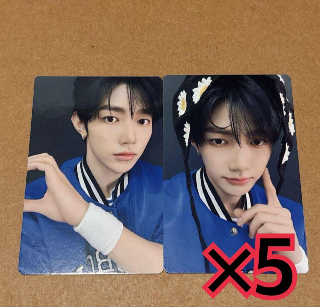 ジャンハオ トレカ 2種 ×5 ラントレ KCON LA 2025 会場 ZB1 - メルカリ