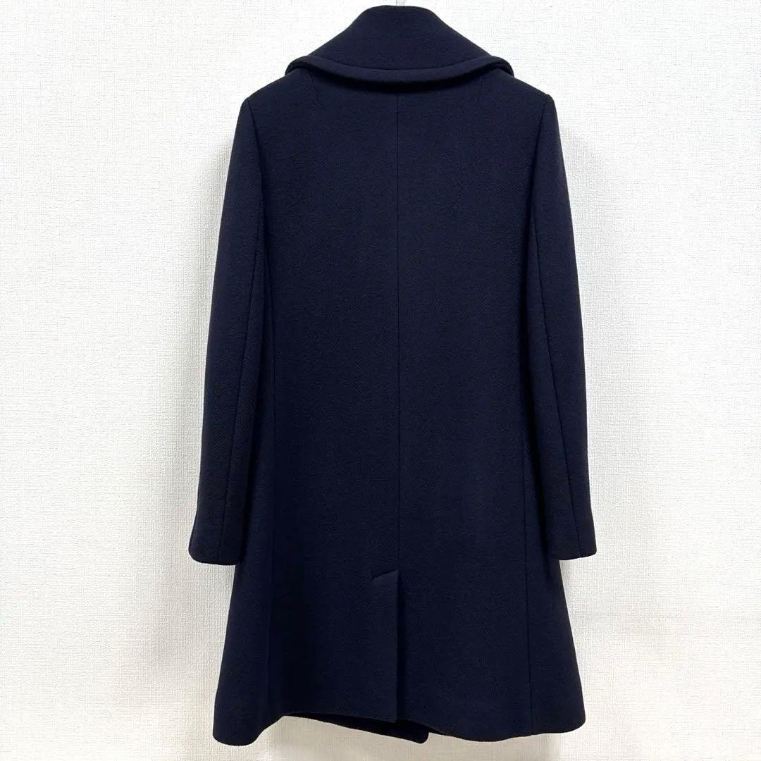 Chloe クロエ ウールコート サイズ36（S） ダークネイビー - メルカリ