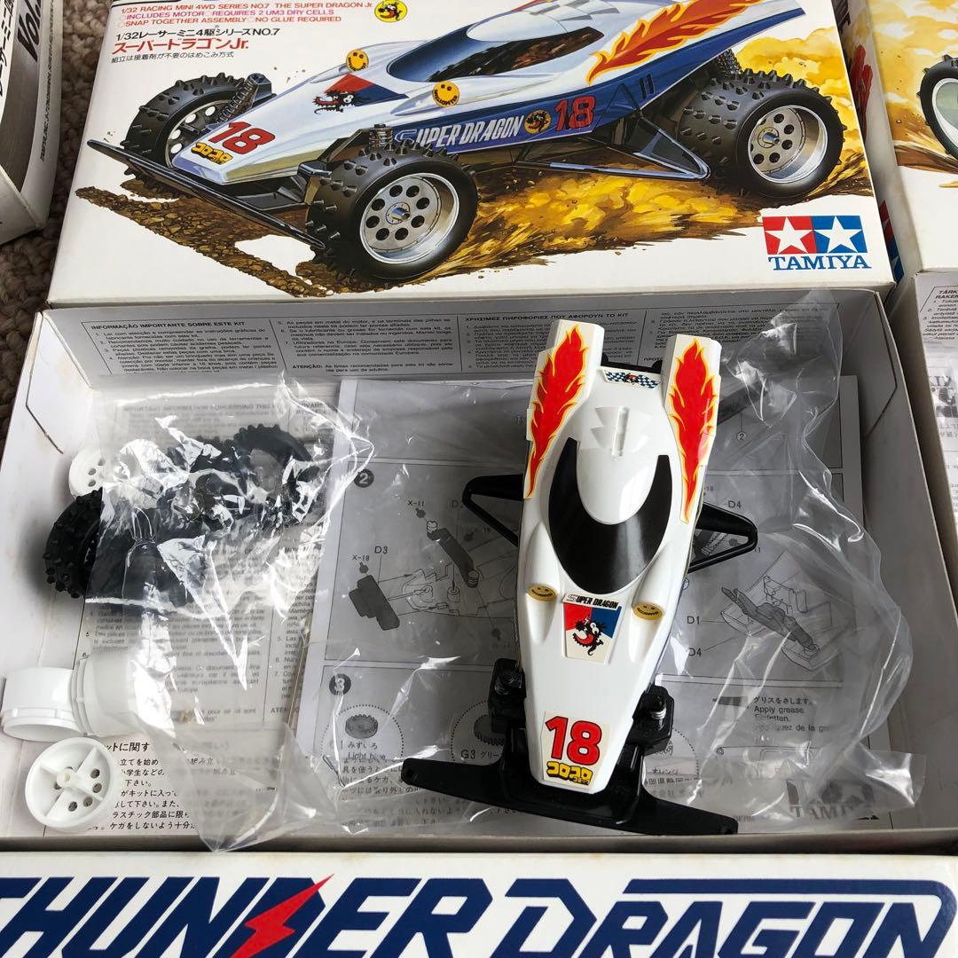 レーサーミニ四駆 メモリアルボックス 4台 サンダードラゴン ラジコン