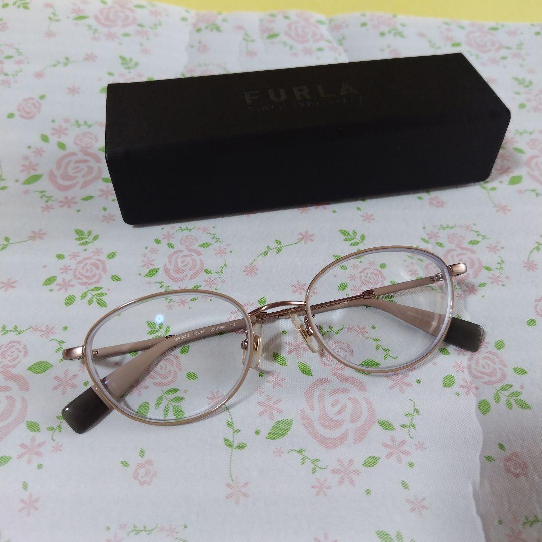未使用】 パリミキ メガネの三城 メガネ 近視 度付き FURLA フルラ