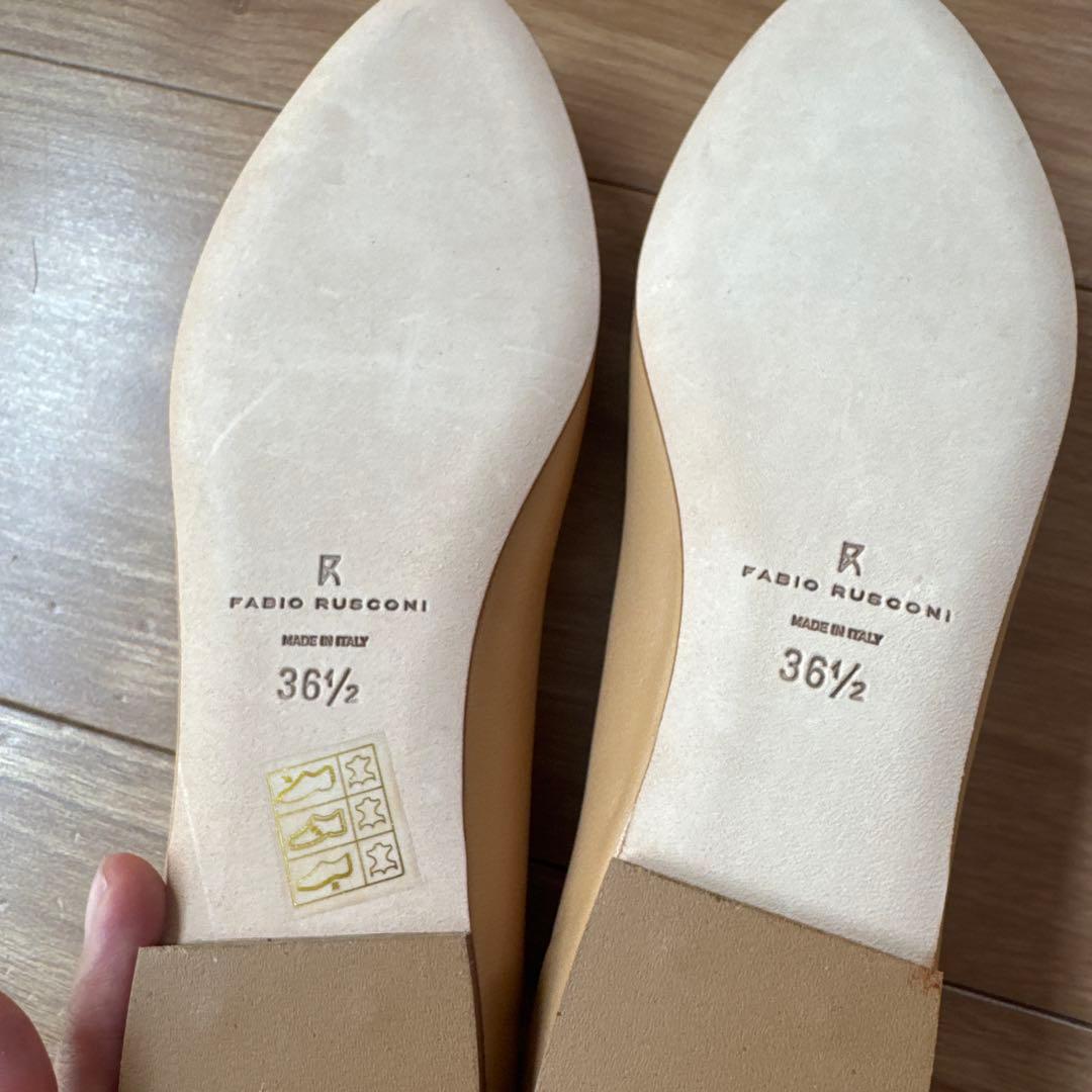 FABIOLUCCI ベージュ フラットシューズ 36.5