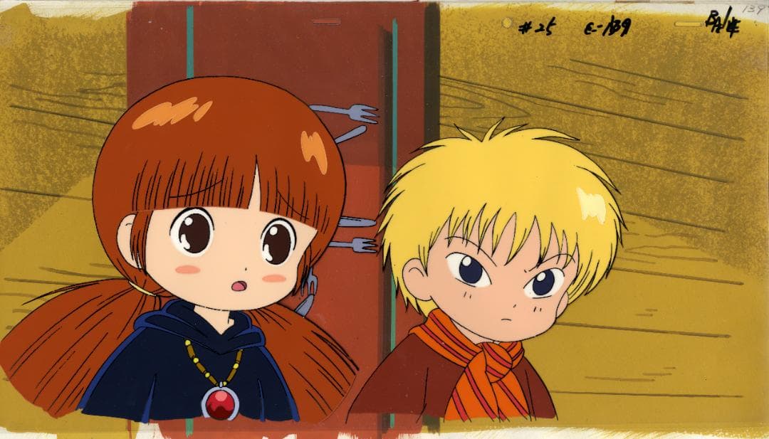 魔法陣グルグル #25 ククリ ニケ セル画 一揃い - メルカリ