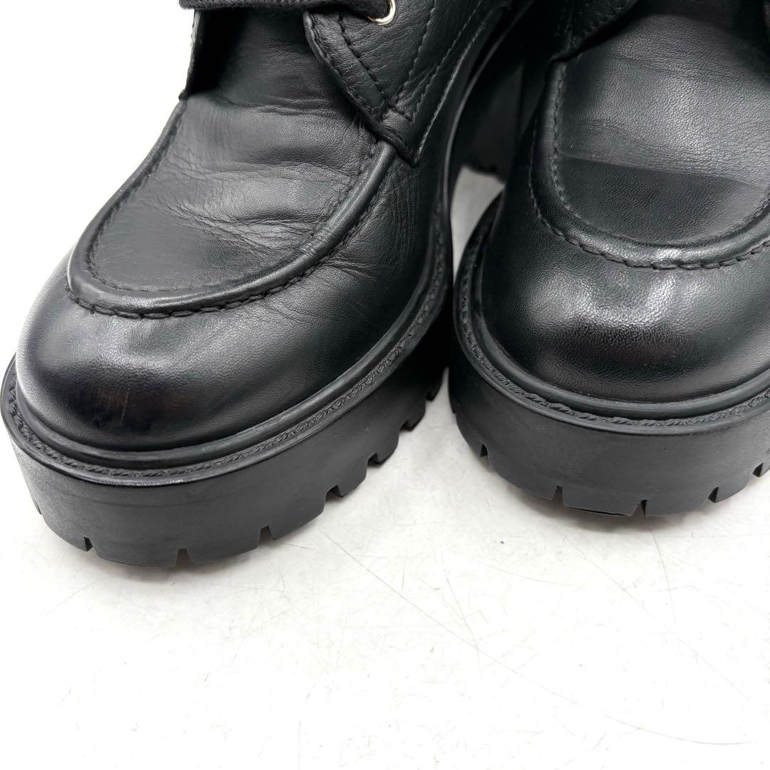 美品✨ サルヴァトーレフェラガモ ランディングブーツ サイドジップ 【6.5c】