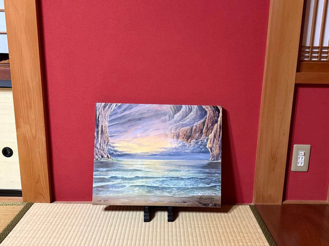 MTG underground sea アートキャンパス 超希少品デュアルランド - メルカリ