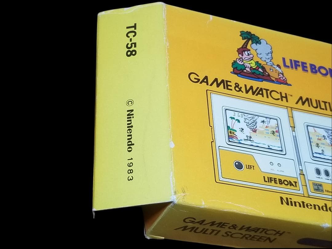 マ*0様 ⭐未使用⭐任天堂 ゲームウォッチ ライフボート TC-58 箱にキズ