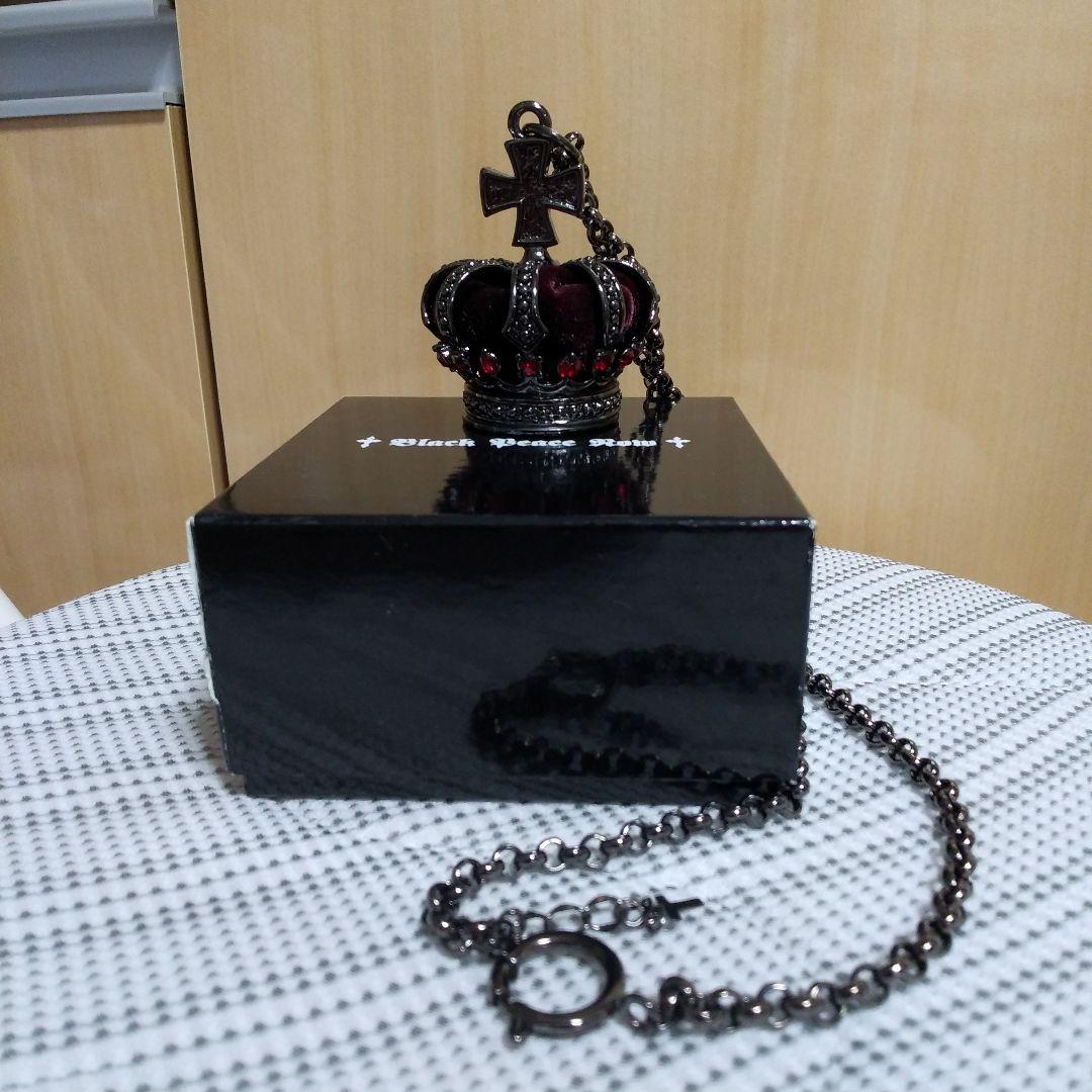 Black Peace Now 王冠デザイン ネックレス ペンダントビジュアル系