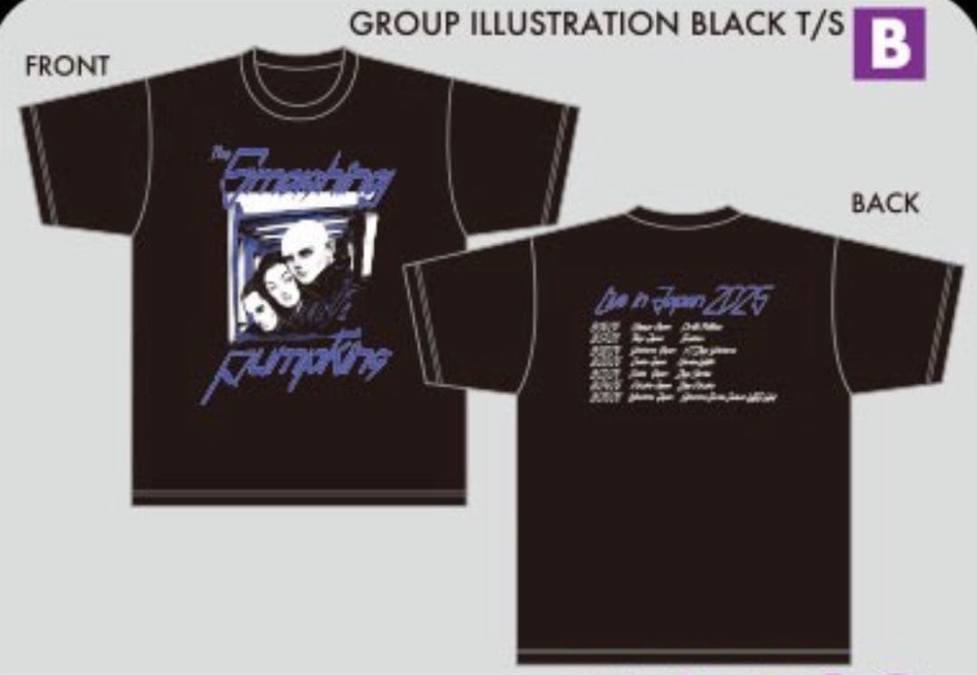 スマッシングパンプキンズ Tシャツ 黒 L スマパン グッズ 日本公演