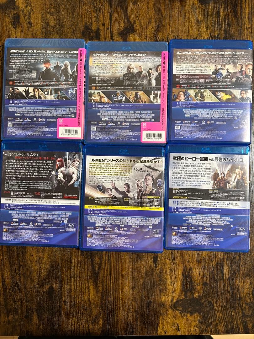 X-MEN ブルーレイ 6枚セット ウルヴァリン まとめ売り マーベル - メルカリ