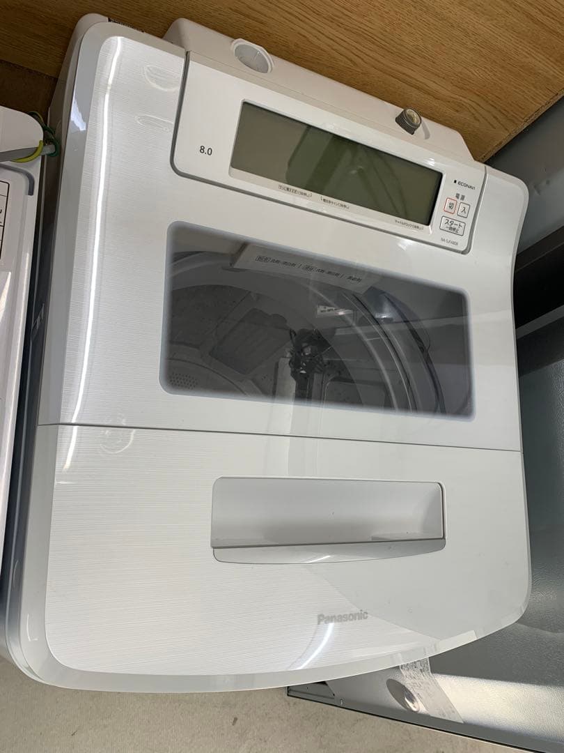 2021年製美品Panasonic 縦型洗濯機 8.0kg ホワイト 本体