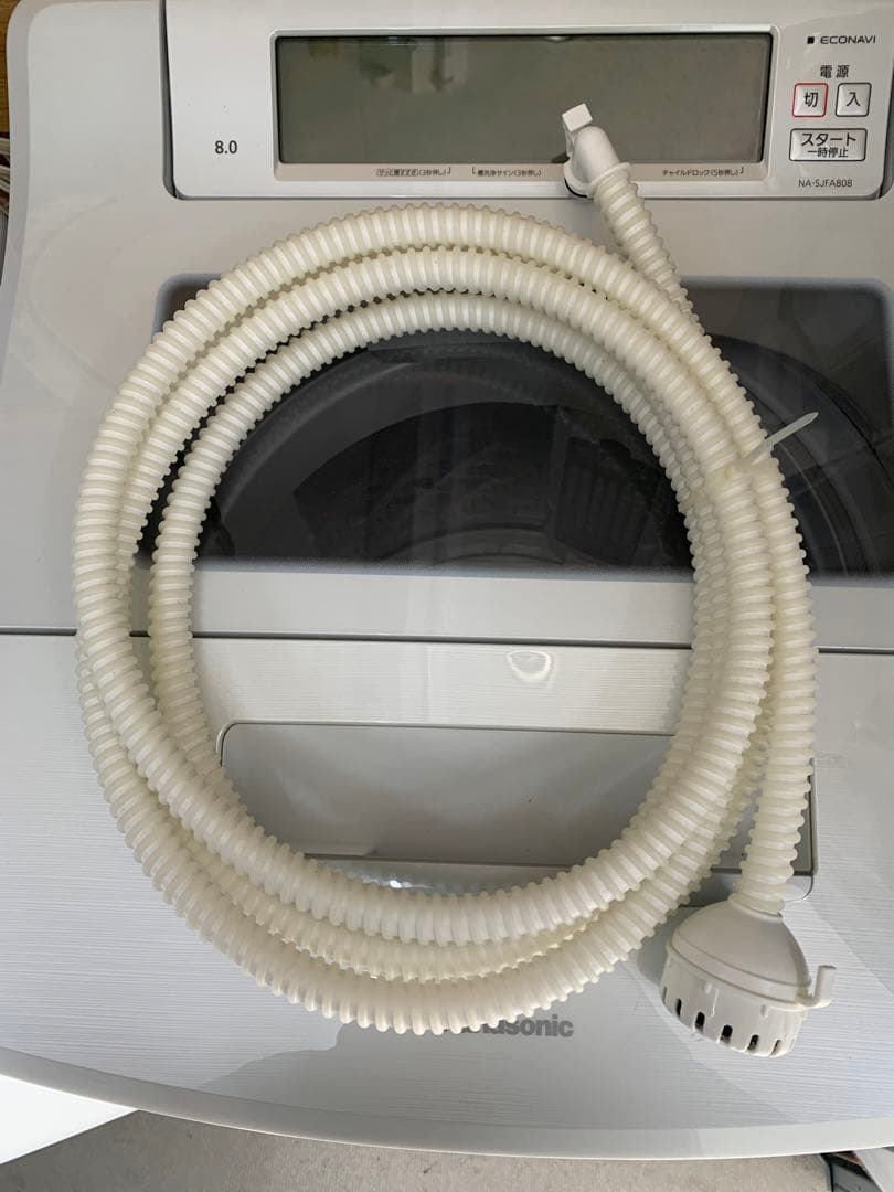 2021年製美品Panasonic 縦型洗濯機 8.0kg ホワイト 本体