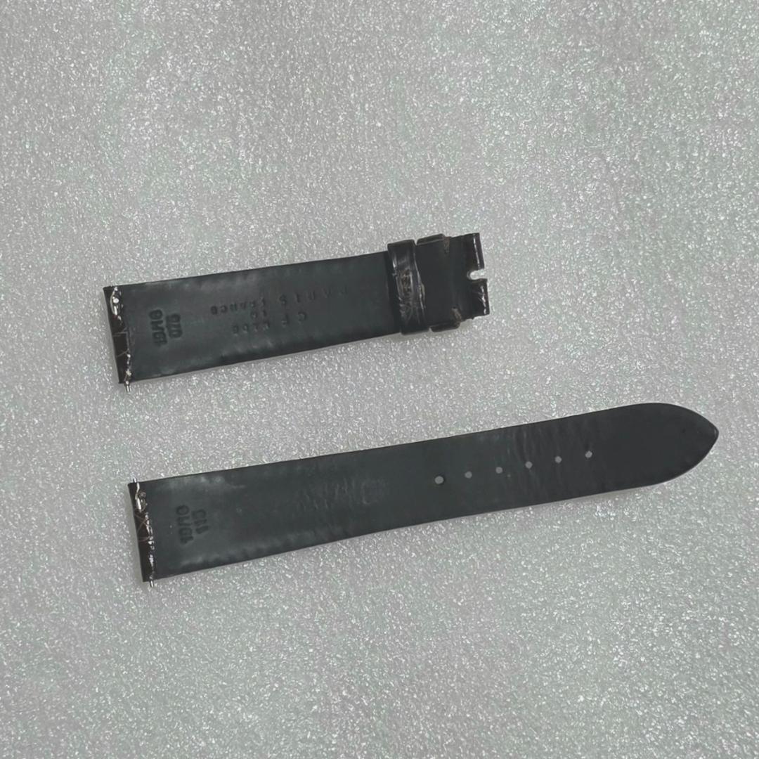 カミーユフォルネ 時計 ベルト アリゲーター ブラウン 19mm - メルカリ