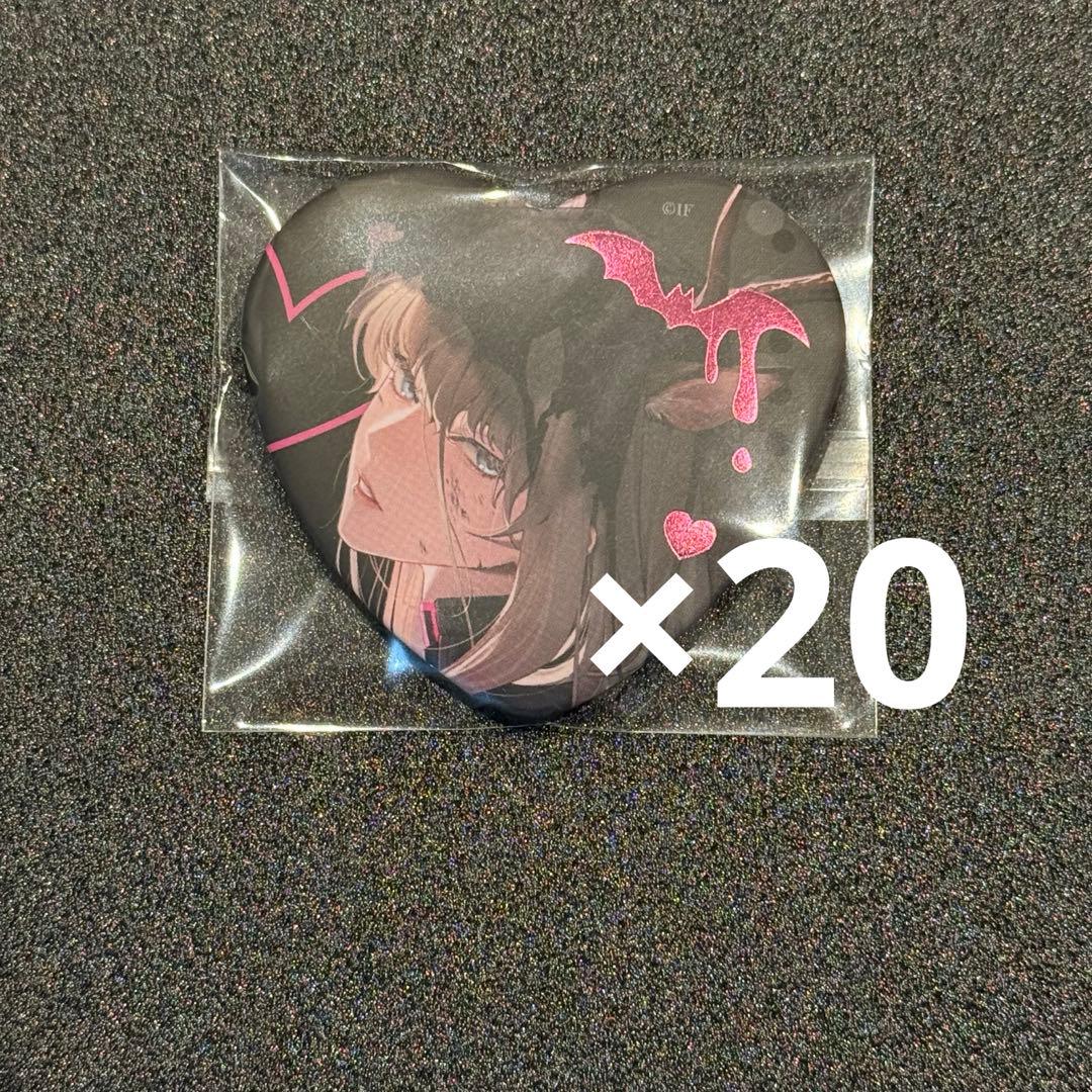 終遠のヴィルシュ 終ヴィル リュカ オトふゆ ハート缶バッジ - メルカリ