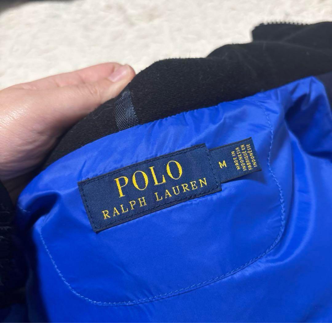 ラルフローレン ビッグポニー ダウンベスト ネイビー 刺繍ロゴ 2533