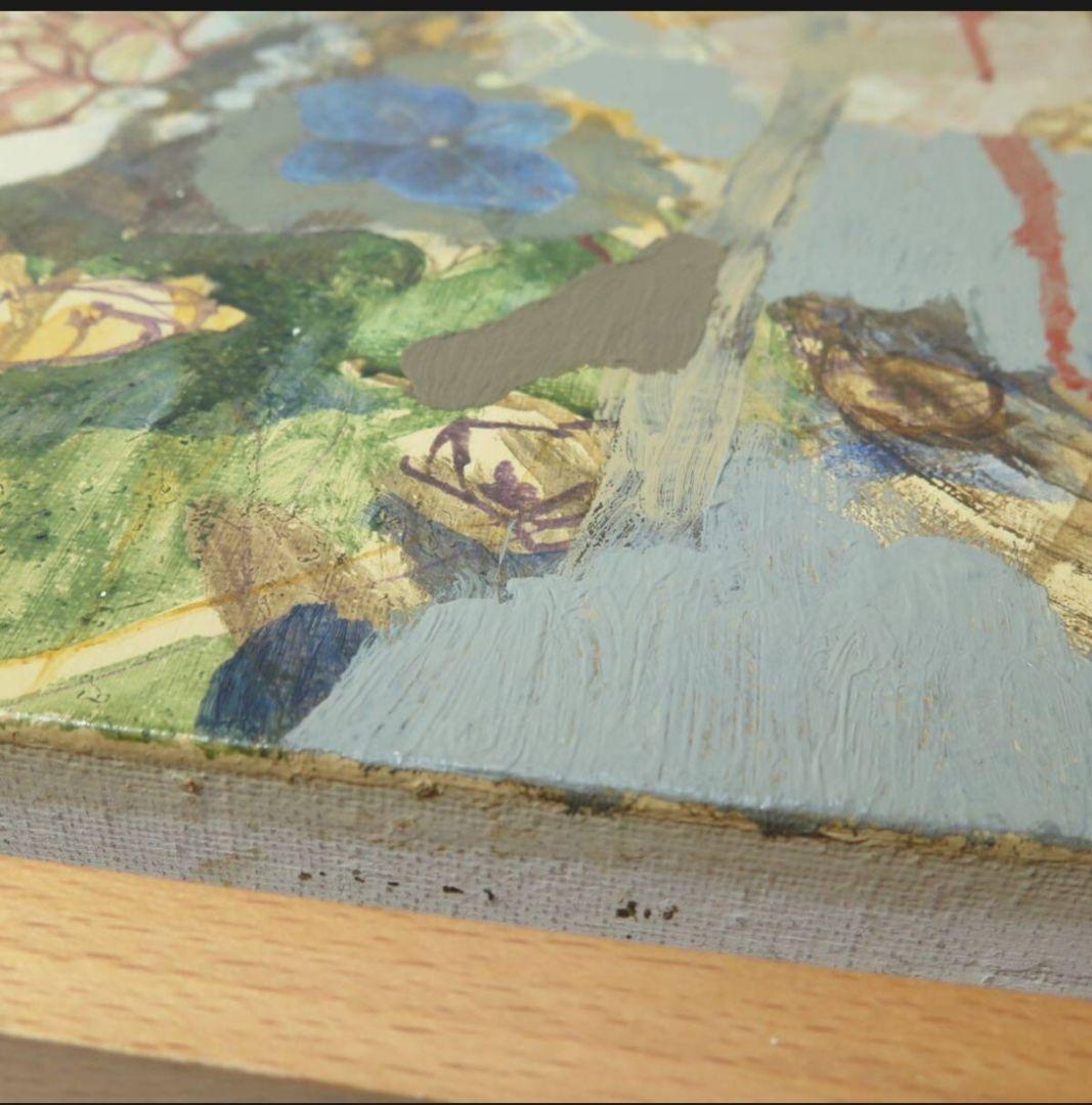 荻野夕奈 Garden-26 2011 油絵額装 現在ご活躍中の人気画家