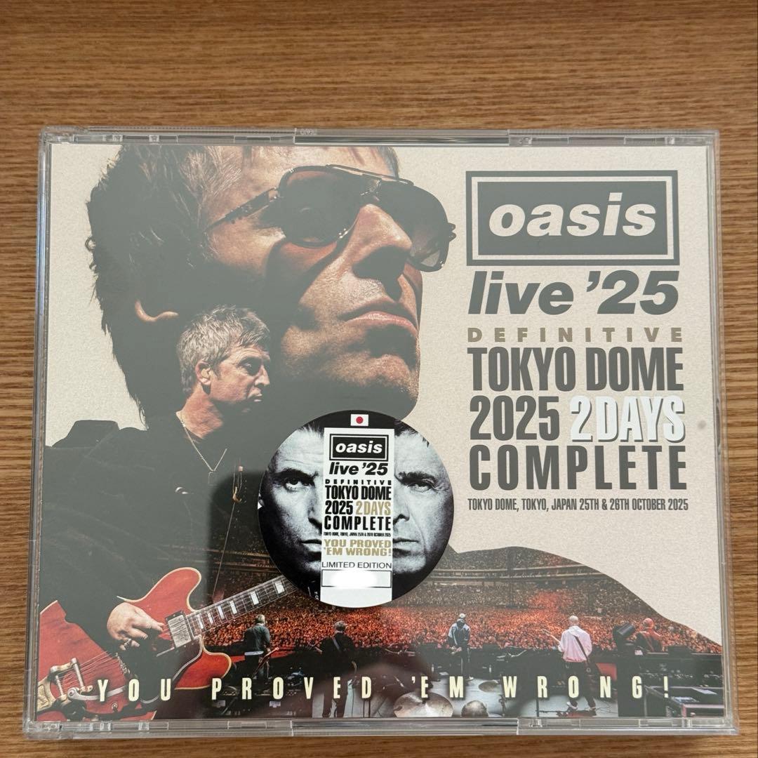 oasis DEFINITIVE TOKYO DOME 2025 LH 特典付き - メルカリ
