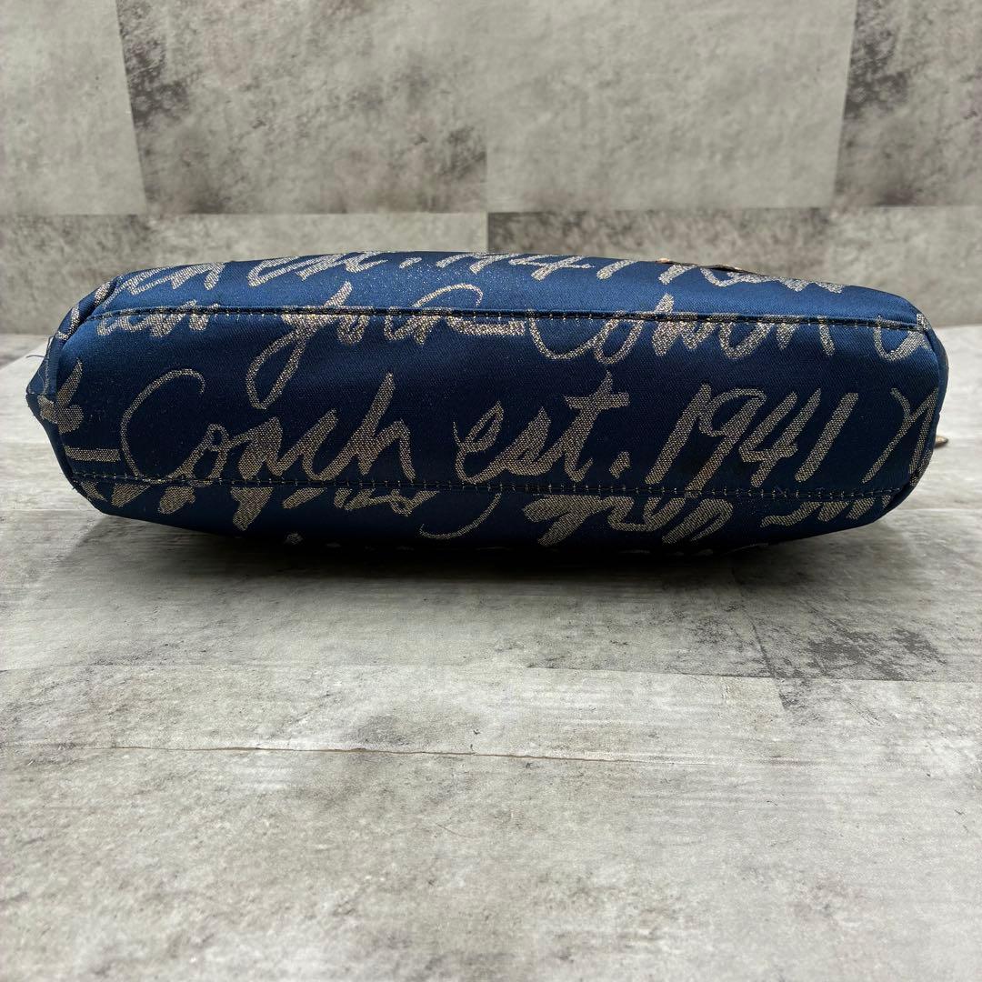 ✨美品✨コーチ ポピー ショルダーバッグ 2way ハート スクリプトロゴ