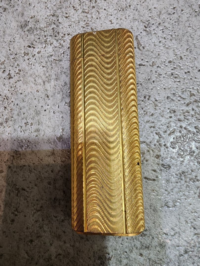 カルティエ ライター ゴールド オーバルストライプ PLAQUE OR - メルカリ