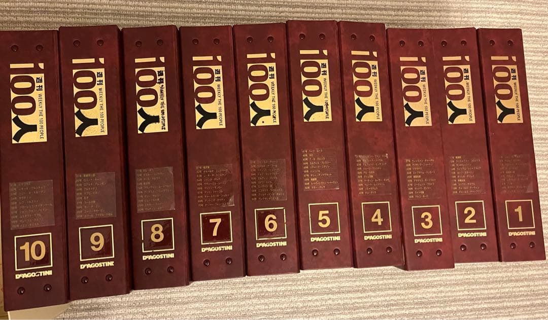 週刊100人　ディアゴスティーニ Yahoo!オークション - デアゴスティーニ・ジャパン刊「週刊日本の100人