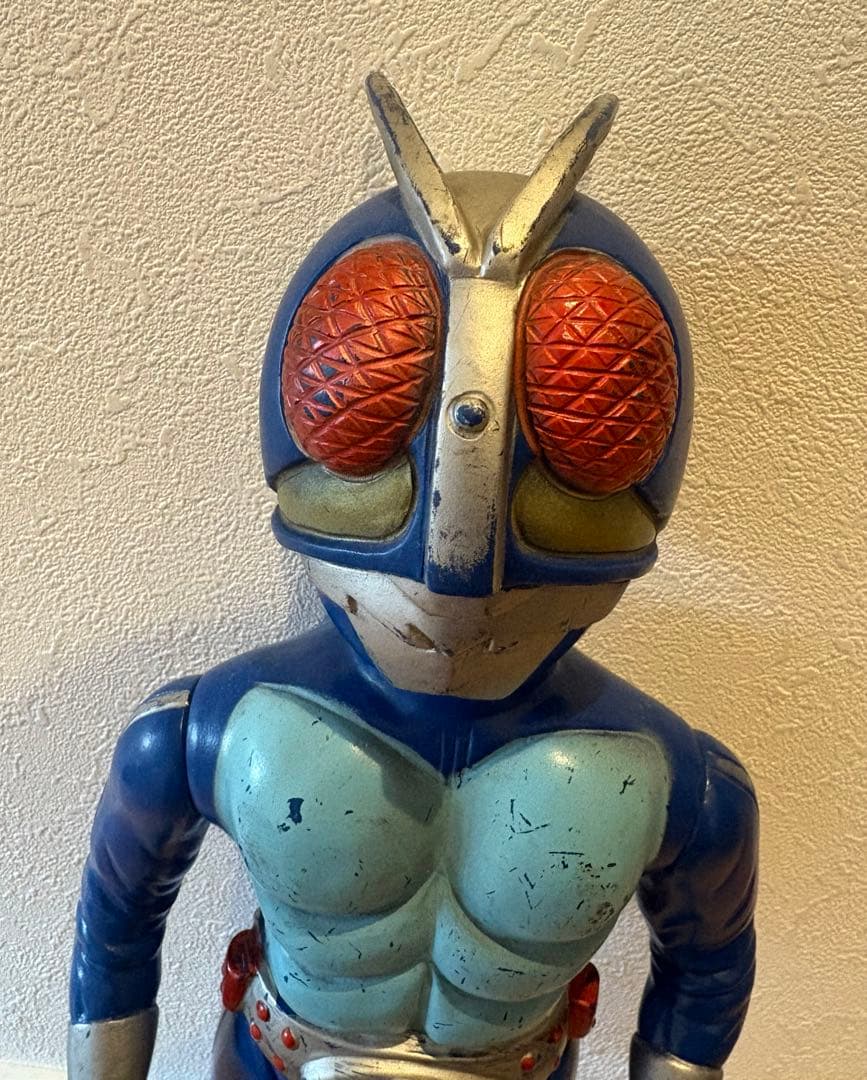 希少】当時物 70s 仮面1号 トーキング 増田屋 ソフビ - メルカリ