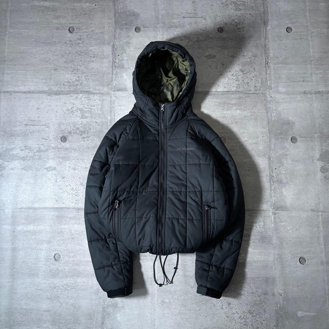Columbia フーデッド パファージャケット ドローコード 短丈 y2k