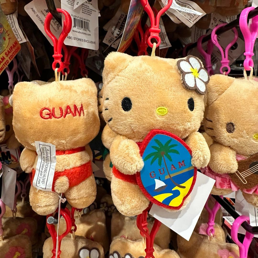 グアム限定】⭐️おまけ付き⭐️日焼けキティちゃん キーホルダー タグ
