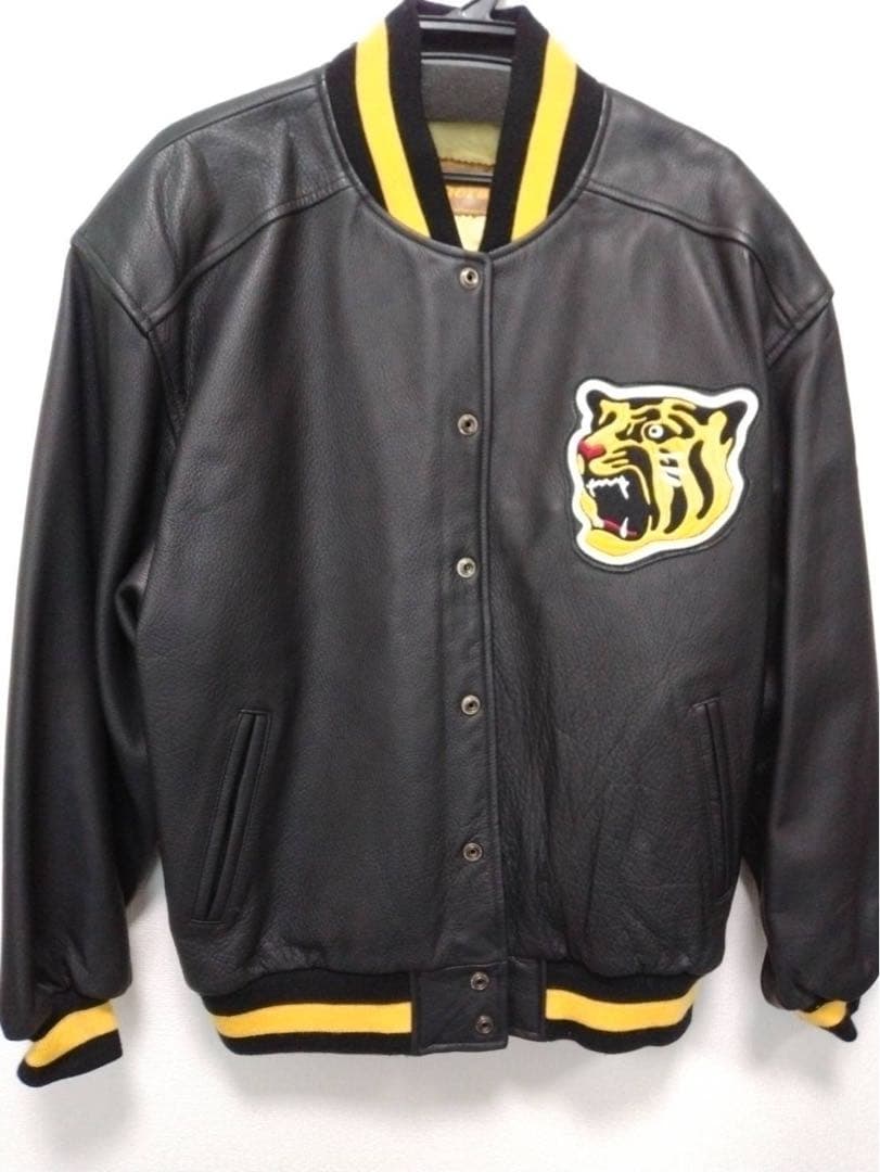 レア 阪神タイガース アウター ジャンパー 革ジャン スタジャン L