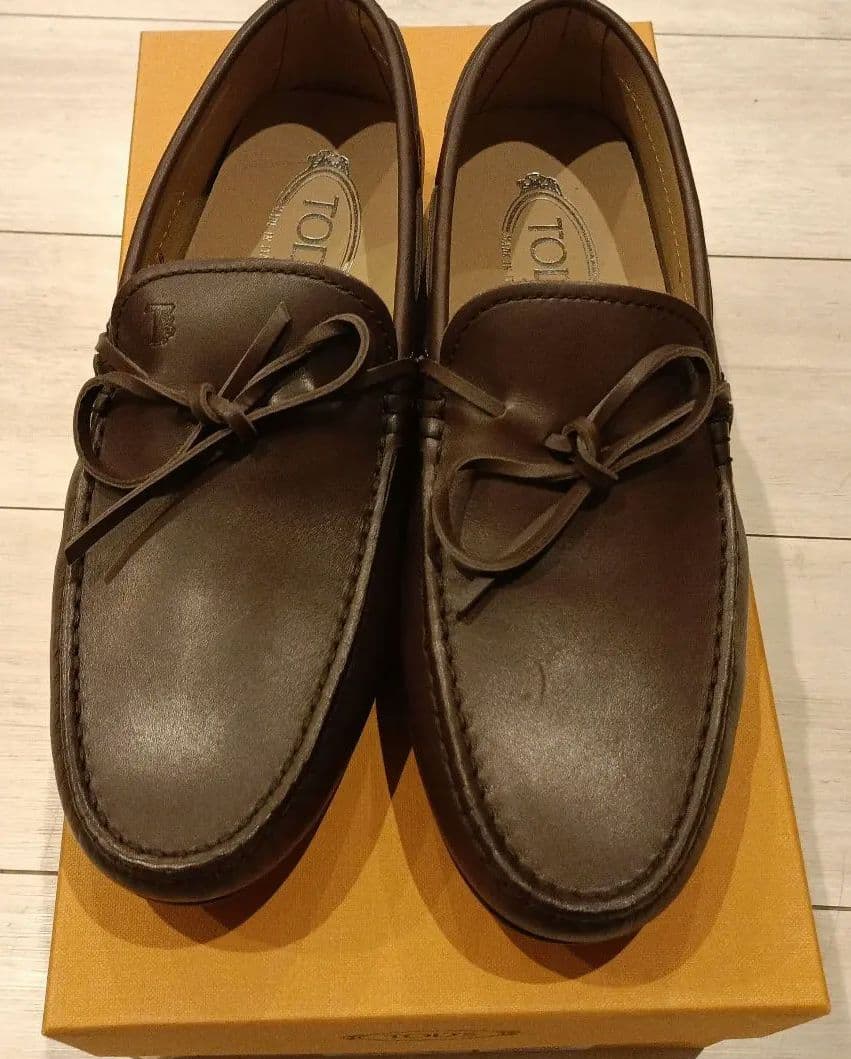 TOD'S ドライビングシューズ ブラウン 6 ローファー 新品未使用 トッズ