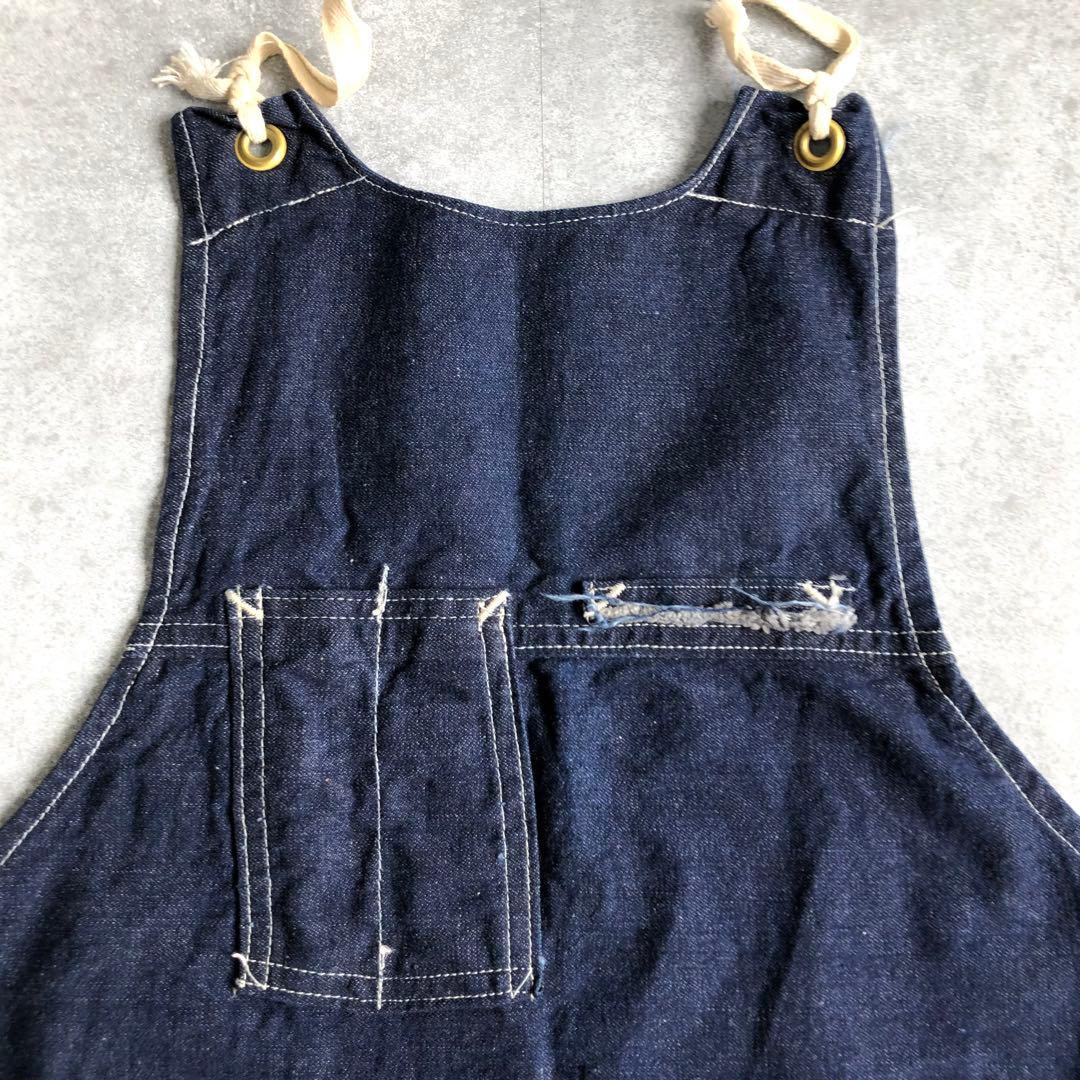 50s CARTER'S インディゴデニム エプロン ワーク エンジニア - メルカリ