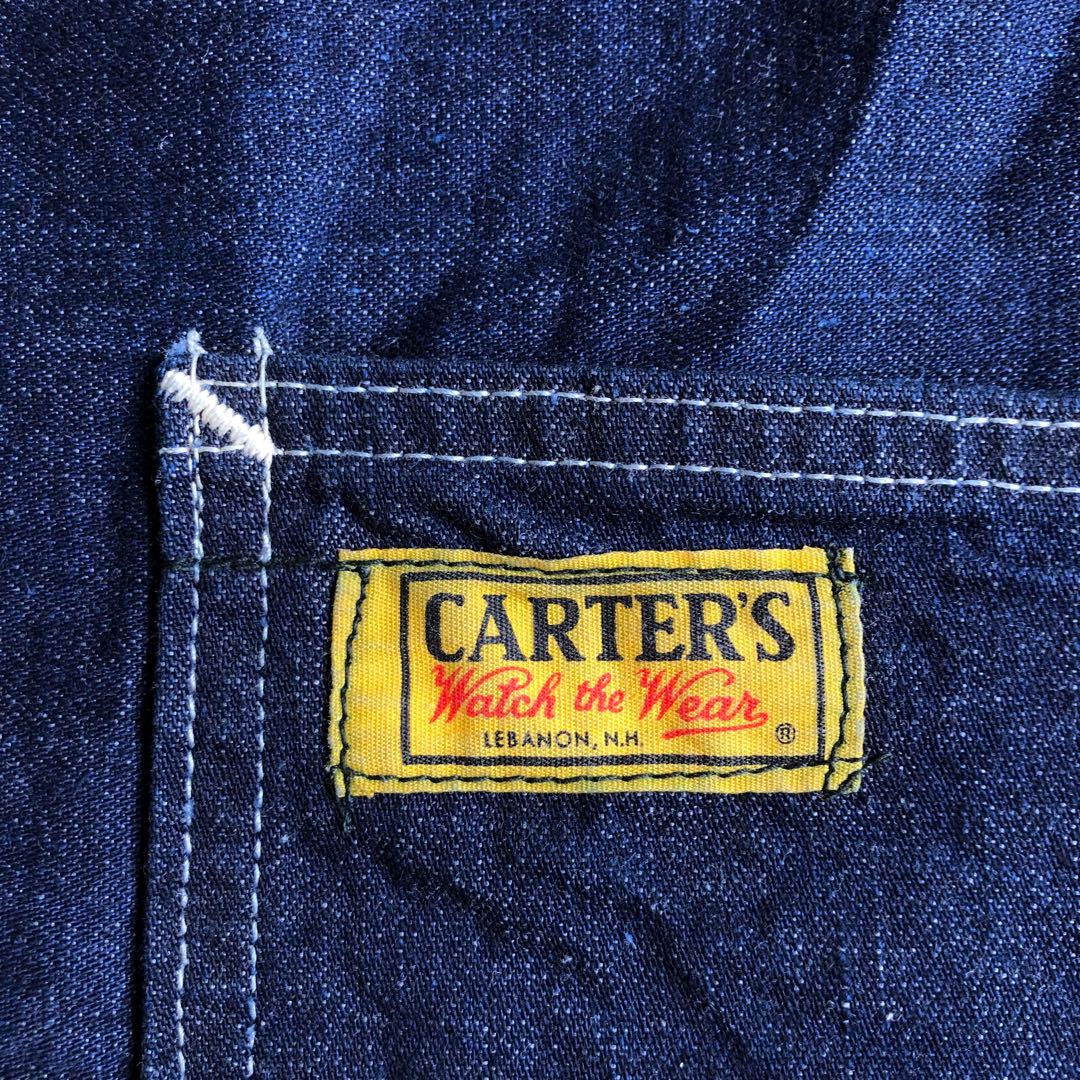 50s CARTER'S インディゴデニム エプロン ワーク エンジニア - メルカリ