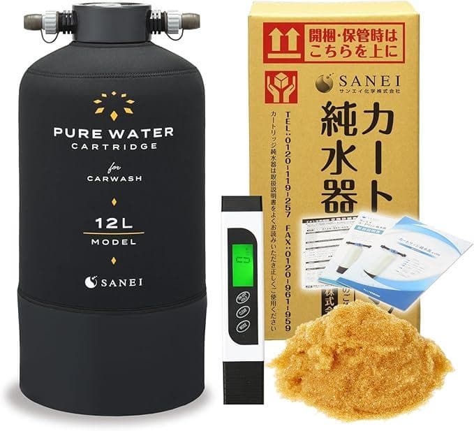 サンエイ化学 カートリッジ純水器 TDSメーター付 12L 大容量 未使用 サンエイ化学 カートリッジ純水器 12L スタンダードタイプ TDSメーター