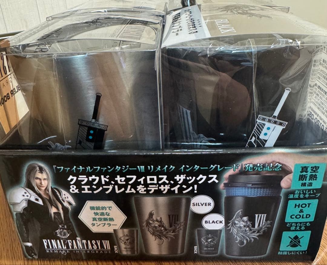 FINAL FANTASY VII 真空断熱タンブラー 2個セット✖️2 - メルカリ